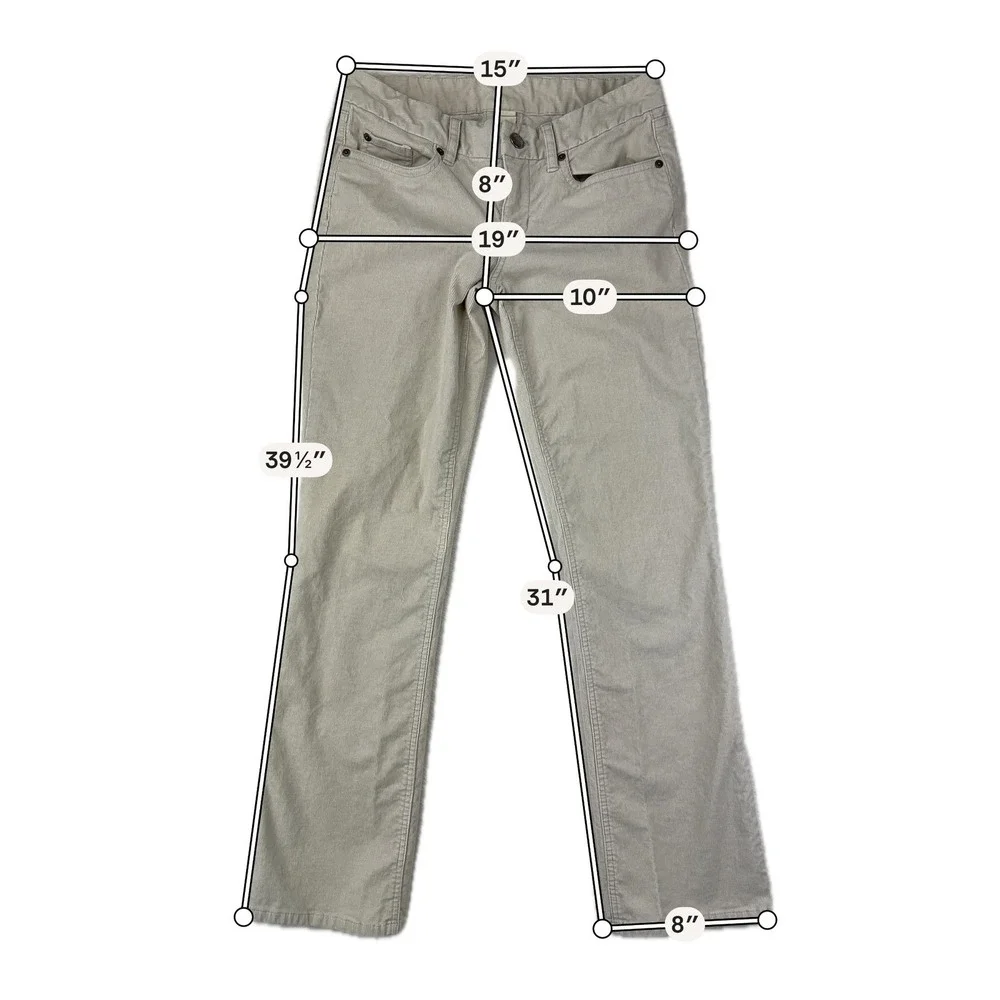 J.Crew Corduroy Pants Womens‎ Favorite Fit 27S Tan Straight Leg Cotton